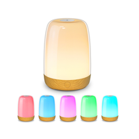 Lampe de chevet à piles avec contrôle tactile et variateur d'intensité pour chambres d'enfants, lecture, lumière de nuit chaude pour le sommeil et la relaxation