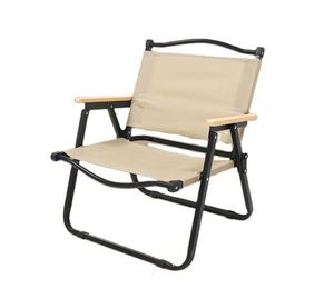 Chaises pliantes d'extérieur en acier, chaises de camping portables pliantes de type Kermit - Product Image 1