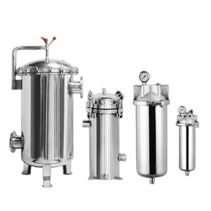 High flow whole house 304 stainless steel front water purifier for household tap water industrial and commercial filters