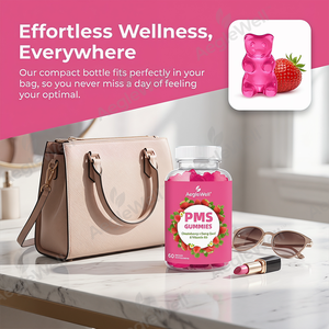 Complément alimentaire Aeglewell PMS Gummies pour soulager l'équilibre féminin, gummies PMS en vrac - Product Image 5