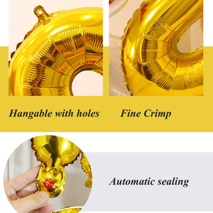 Decoraciones de <span class=keywords><strong>Cumpleaños</strong></span>, Artículos para Fiestas, Pancarta de <span class=keywords><strong>Feliz</strong></span> <span class=keywords><strong>Cumpleaños</strong></span>, Globos de Látex y Confeti, Globos Dorados para el 10º <span class=keywords><strong>Cumpleaños</strong></span> - Product Image 4