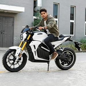 Motocicleta de Carreras V8 de 72V Económica de Alta Potencia y Alta Velocidad, 3000W, Máximo 80km/h, Motocicleta Eléctrica de Alto Rendimiento para Adultos - Product Image 1