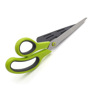 Pizza Cutter <b>Scissors</b> Stainless Steel Greenish Gray Straight Head <b>Kitchen</b> Tool For Home Use - Product Image 3