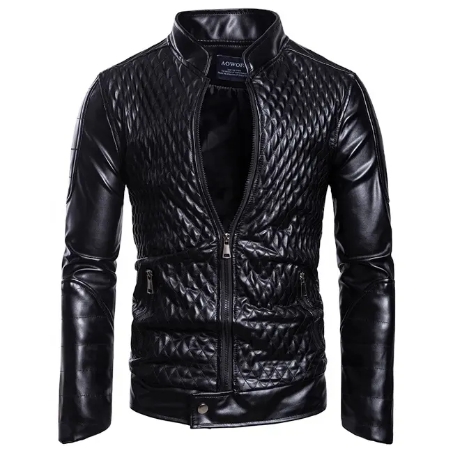 2022 autumn men jacket leather jackets for men winter men casual original leather black jackets