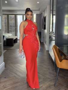 原装品质 C260118 舞会礼服 晚礼服 优雅女士高开衩派对长裙 - Product Image 2