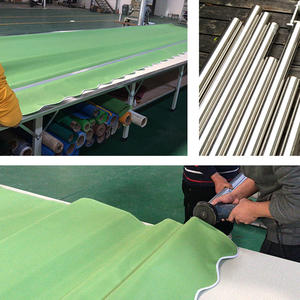 <span class=keywords><strong>Tente</strong></span> mobile de stockage d'entrepôt avec roulettes Cadre en acier galvanisé pour les chantiers de construction de carports - Product Image 2