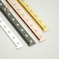 Bande d'angle de tuile d'angle de forme ronde accessoires de tuile garniture inoxydable de tuile de bordure en acier