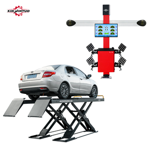 Xinjintuo araba tam bir set ön tekerlek dört tekerlekli konumlandırma ekipmanları 3d tekerlek hizalama makinesi satılık - Product Image 3