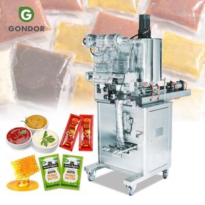 Salt 1g Small Sachet Packing Filling Film Machine Vertical Chilli Paste Hot Tomato Sauce Packaging <b>for</b> Ketchup Bag - Product Image 1