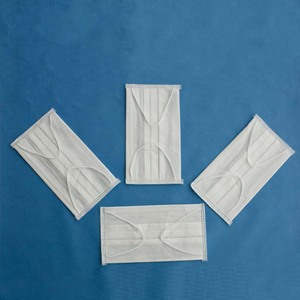 Masker Wajah bedah 3 lapis medis bersirkulasi grosir kustom efisiensi Filter standar 99% masker medis sekali pakai - Product Image 5