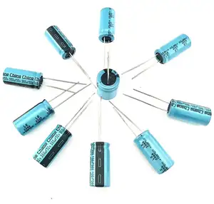 High Reliability 50V220uF 10*16 6000 Hours Load Life Aluminum Electrolytic Capacitor