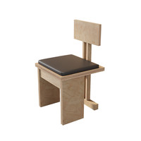 Combinaison moderne et personnalisable de table et chaises de café pour salons de thé/desserts, restaurants occidentaux – Table carrée en bois massif marine