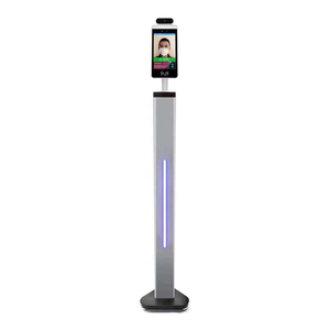 8 inch floor standing kiosk Face Recognition fever checking full viewed - Product Image 4