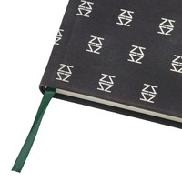 Carnet de planification personnalisé en usine, impression sur couverture en tissu de lin, couverture rigide, format A5, journaux d'affaires