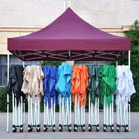 Carpa de Exhibición Plegable de 10x10 pies con Marco de Aluminio, Personalizable, para Publicidad Exterior, Ferias Comerciales y Eventos