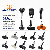 Système de surveillance de la pression des pneus de voiture ANDEREY TPMS universel programmable, capteur MT, double fréquence, capteurs MX intégrés