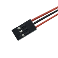Kabel Jumper Konektor PVC Dupont 20CM, Kabel Sambung Dua Kepala 2.54MM Pitch 2/3/4/5/6/7/8/9/10 PIN 2P/3P/4P/5P Elektronik