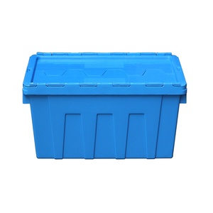 Nhiệm vụ nặng nề hậu cần có thể xếp chồng nhựa lưu trữ di chuyển hộp doanh thu Tote hộp kèm theo nắp <span class=keywords><strong>container</strong></span> - Product Image 3