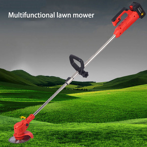 21V High Power Handheld Cordless Grass Trimmer Home Wireless Lawn Mower Portable Cutter <b>Garden</b> Pruning <b>Tool</b> <b>Set</b> PG4767A Grass Tr - Product Image 3