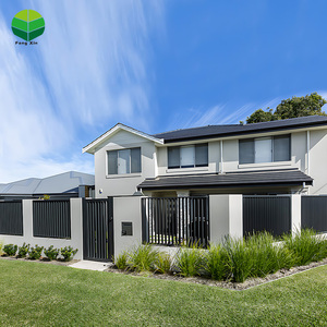 Nouveaux panneaux de clôture à lame en aluminium à lattes Architectural 3d Blade Clôture Composite Verticale Mur de clôture à lattes en aluminium - Product Image 2