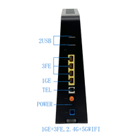 Harga Pabrik CM112Z XPON ONT Bekas untuk Jaringan Wi-Fi 1GE 3FE Dual Band ONT