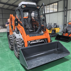 EPA Engine Skidsteer Wheel Crawler Mini <b>Track</b> Skid Steer Loader with Attachments - Product Image 4