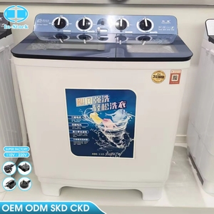 Lave-<span class=keywords><strong>linge</strong></span> semi-automatique à double cuve OEM 20 kg, équipement de lavage pour la maison, grandes apparences électroménagères - Product Image 1