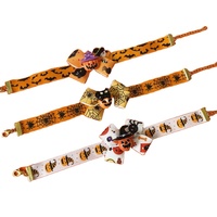 Collier ajustable pour animaux de compagnie avec nœud papillon en polyester, mignon, pour l'hiver et toutes les saisons, idéal pour les fêtes