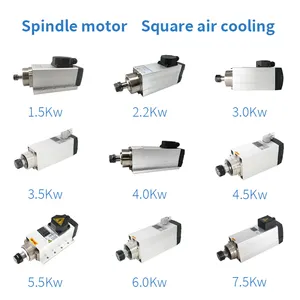 CNC Precise Micro Spindle Motor ER 20 1.5KW 2.2KW 300Hz CNC Air-gekühlt Spindle motor