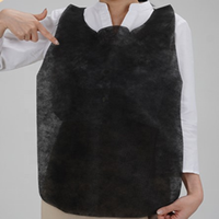 Tablier Non Tissé Biodégradable Restaurant Bavoirs Jetables Non Tissés pour Adultes