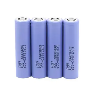 Sam SDI bateria de íon de lítio original icr18650 3.7v 3.6v 22f 2200mah 10a 18650 li bateria celular samsung 18650 22p para drone