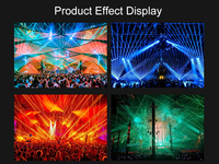 Lumière laser DJ LED RGB 3 en 1 40W étanche IP, pleine couleur, avec FB4 pour concert, stade, bar, mariage, théâtre, scène, événements