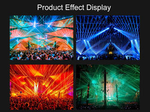 Luz Láser LED RGB 3en1 de 40W a Todo Color, Resistente al Agua (IP), con FB4 para Conciertos, Estadios, Bares, Bodas, Teatro, Escenarios y Eventos - Product Image 5