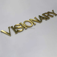 Letras de Canal 3D Personalizadas de Acero Inoxidable con Retroiluminación LED, Letras de Logotipo con Retroiluminación LED para Exteriores, Resistentes al Agua