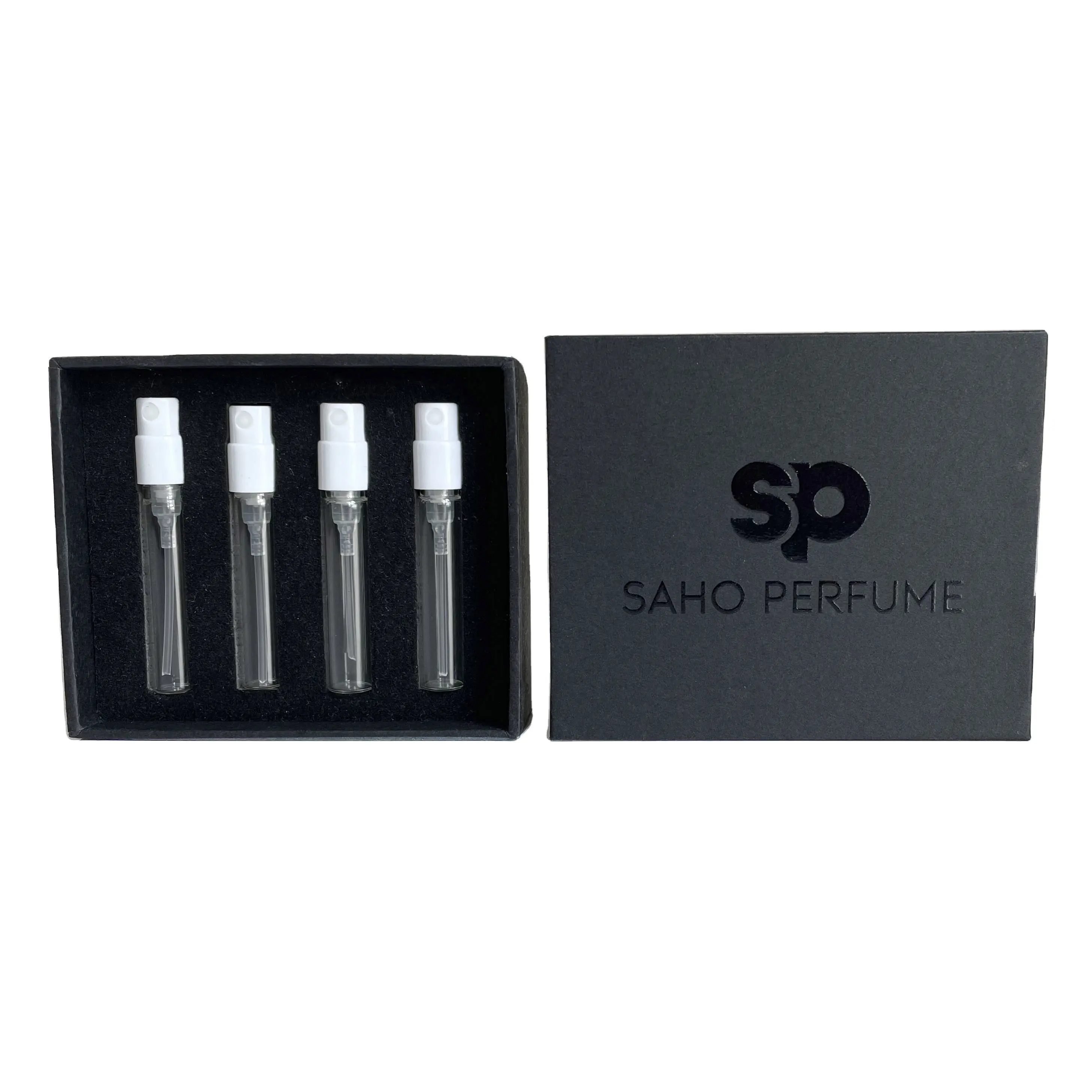 2ml 3ml 5ml 10ml Mini Clear Sprüh flasche Glas Parfüm Probe Zerstäuber Sprüh flaschen mit Geschenk box