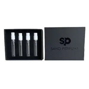 2ml 3ml 5ml 10ml mini flacon pulvérisateur transparent échantillon de parfum atomiseur flacons pulvérisateurs avec boîte cadeau