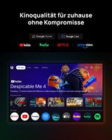 Projecteur de cinéma maison portable XGIMI HORIZON 20 MAX 4K RGB Triple Laser avec écran motorisé de 100 pouces, 5700 lumens, Google TV intégré