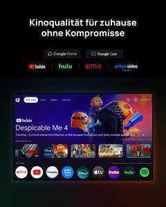 Projecteur de cinéma maison portable XGIMI HORIZON 20 MAX 4K RGB Triple Laser avec écran motorisé de 100 pouces, 5700 lumens, Google TV intégré - Product Image 6