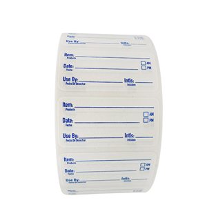 Dissolvable Food <strong>Labels</strong> 2x1 Inch 1000 PCS Blue for Food Containers Bottle Storage <strong>Bins</strong> Kitchen Pantry Labeling - Product Image 1
