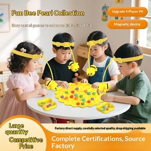 <span class=keywords><strong>Juego</strong></span> Magnético de Panal de Abeja para Niños |   <span class=keywords><strong>Juego</strong></span> de Mesa Focus Training para Niños |   Juguete Educativo de Rompecabezas con Cuentas Magnéticas - Product Image 3