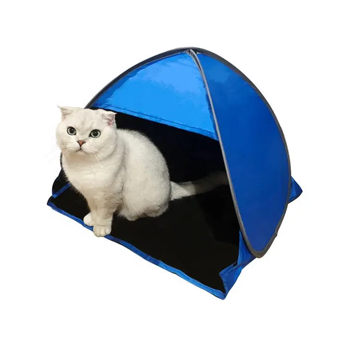 Tenda a testa piccola portatile Pop-up spiaggia tenda parasole con due sacchetti di sabbia, Pet ombra per cani/gatti