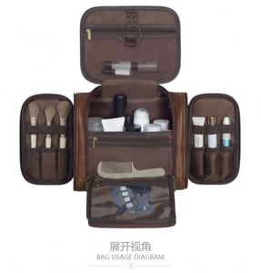 Large Capacity Waterproof Travel Toiletry Bag with <b>Hook</b> - Hanging Organizer for Men & Women - Product Image 2
