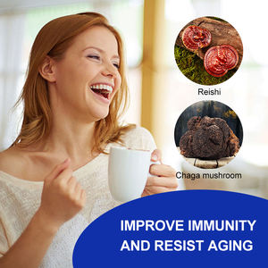 Café froid AMULYN Aracabi <span class=keywords><strong>Blue</strong></span> <span class=keywords><strong>Mountain</strong></span> 4 en 1, poudre de café aux champignons, goût neutre, en sachet - Product Image 4