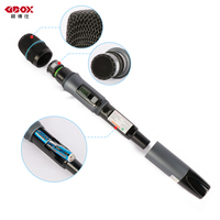 Mantem Mikrofon Nirkabel UHF Profesional Terlaris, Mikrofon UHF Profesional dengan Jarak Transmisi 100 Meter
