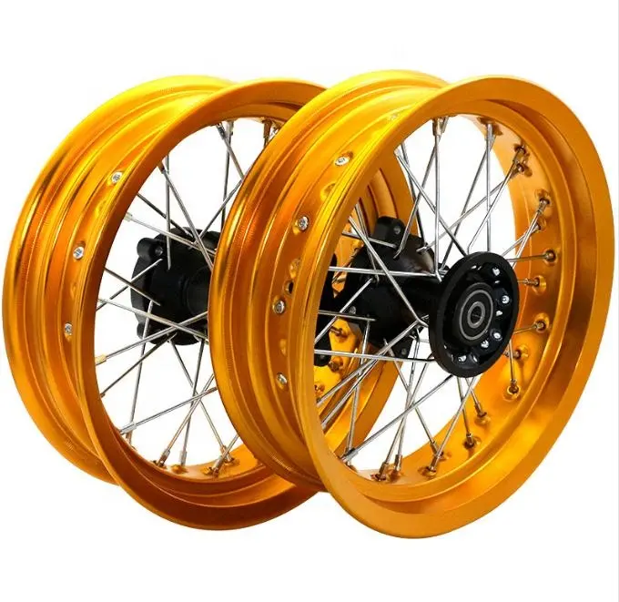 Good quality 1.60-12 1.85-12 2.50-12 3.00-12 Rim Wheel Disk Brake Apollo SSR 125cc XR CRF Dirt Pit Bike Tao