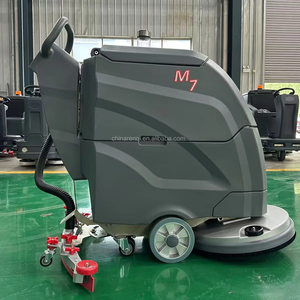 Renqi nhà máy bán buôn điện tự động đi bộ sàn gạch làm sạch máy chà sàn hoạt động giảm giá hiệu quả cao quét sàn - Product Image 1