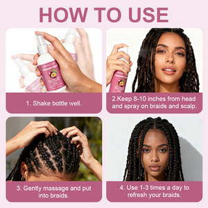 Private Label Mehrzweck-Haar- und Kopfhautpflege-<span class=keywords><strong>Spray</strong></span> - Feuchtigkeitsspendendes, nährendes Öl-Serum-<span class=keywords><strong>Spray</strong></span> zur Erfrischung der Kopfhaut und Stärkung der Haargesundheit - Product Image 6