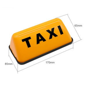 Nouvelle lumière de toit de taxi LED SMD 12V, montage magnétique en caoutchouc universel, jaune et blanc, 21W, garantie de 12 mois - Product Image 4