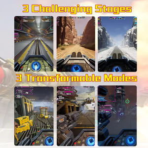 Máquina de Juegos de Arcade de Disparos Alpha <span class=keywords><strong>Ops</strong></span> VR, Simulador de Realidad Virtual, Juego de Pistola Eléctrica, Pantalla LCD de Metal de 75 Pulgadas y 4K, 2 Jugadores - Product Image 2