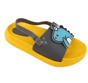 Nieuwe custom design leuke cartoon kid slipper sandalen